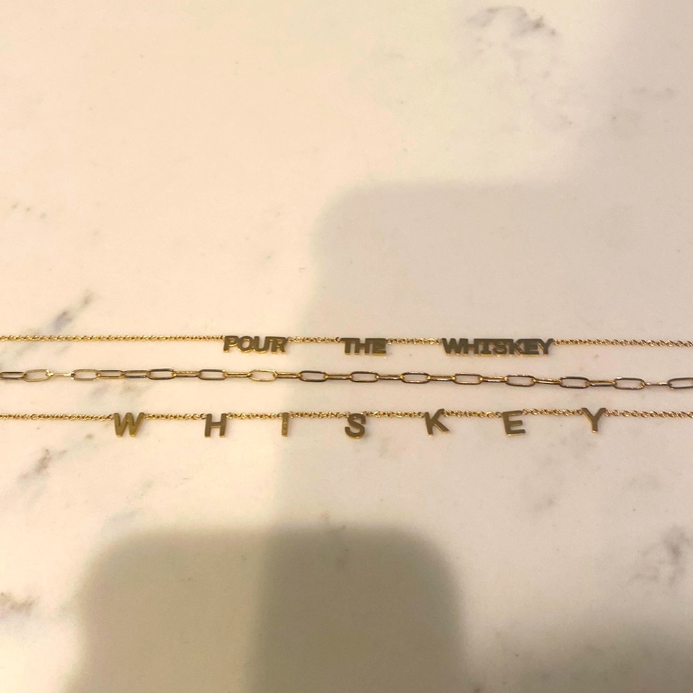 Whiskey necklace